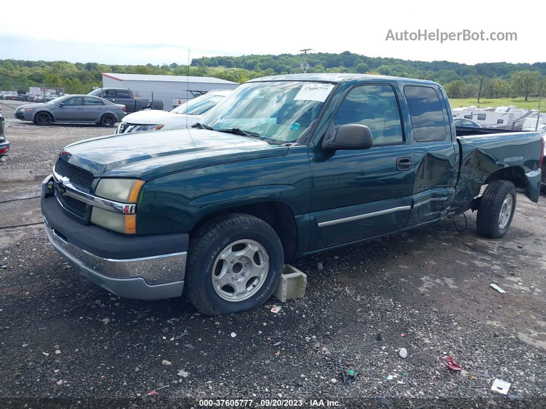 2003 Chevrolet Silverado 1500 Ls Green vin: 2GCEC19V131374580