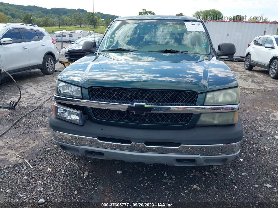 2003 Chevrolet Silverado 1500 Ls Green vin: 2GCEC19V131374580