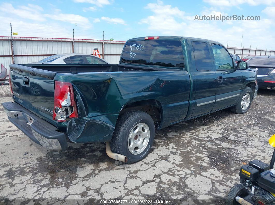 2003 Chevrolet Silverado 1500 Ls Green vin: 2GCEC19V131374580