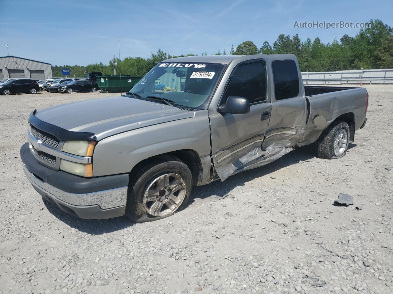 2003 Chevrolet Silverado C1500 Gray vin: 2GCEC19V131380329