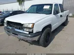 2003 Chevrolet Silverado 1500 Ls White vin: 2GCEC19V231169673