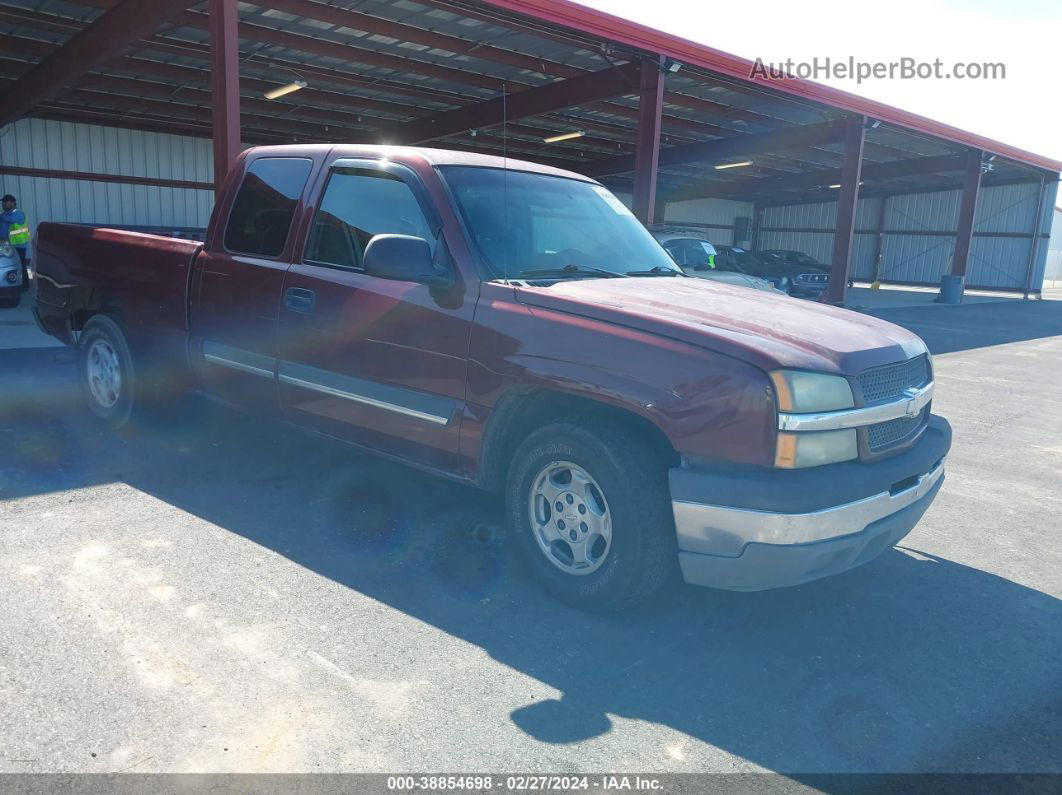 2003 Chevrolet Silverado 1500 Ls Burgundy vin: 2GCEC19V231321659