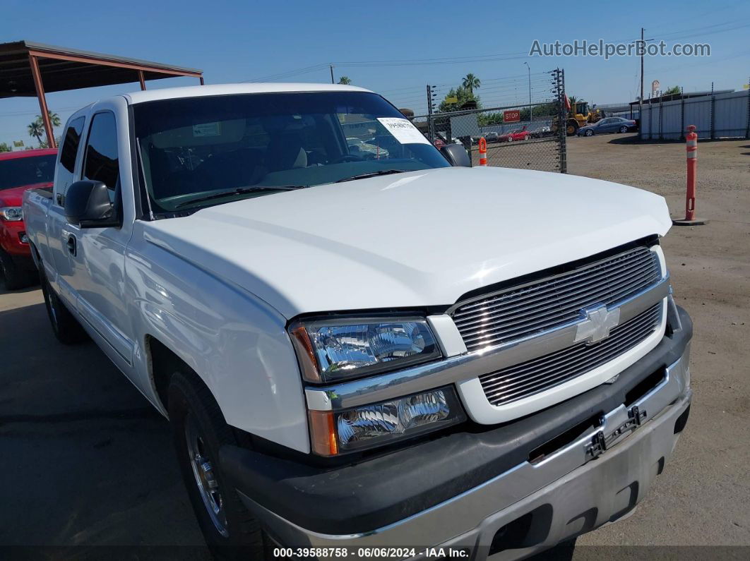 2003 Chevrolet Silverado 1500 Ls White vin: 2GCEC19V331159735