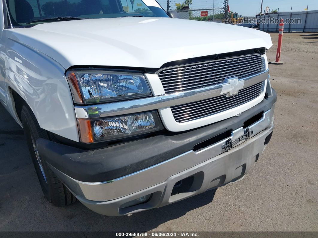 2003 Chevrolet Silverado 1500 Ls White vin: 2GCEC19V331159735