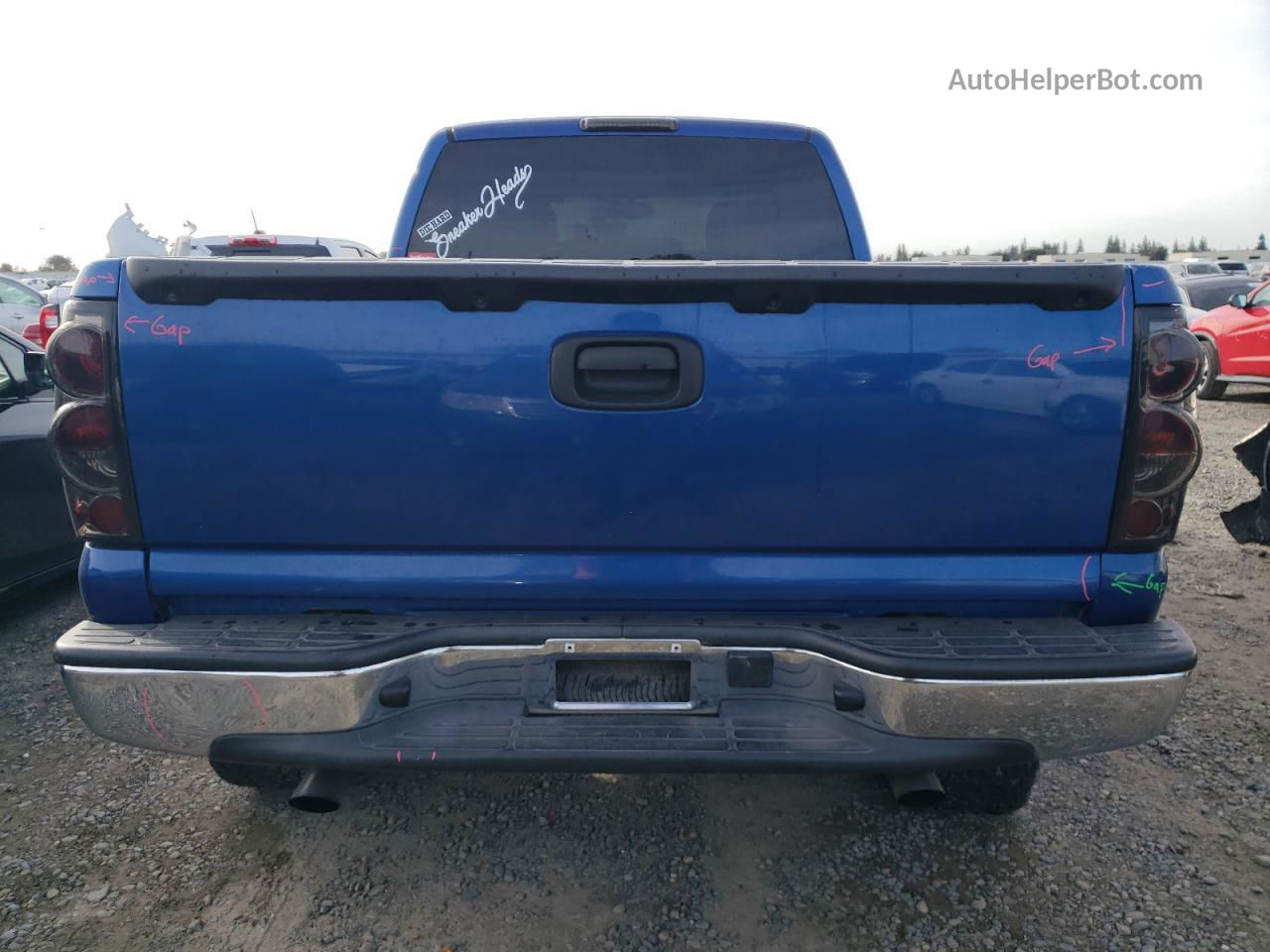 2003 Chevrolet Silverado C1500 Blue vin: 2GCEC19V331377383