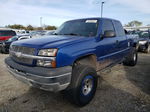 2003 Chevrolet Silverado C1500 Blue vin: 2GCEC19V331377383