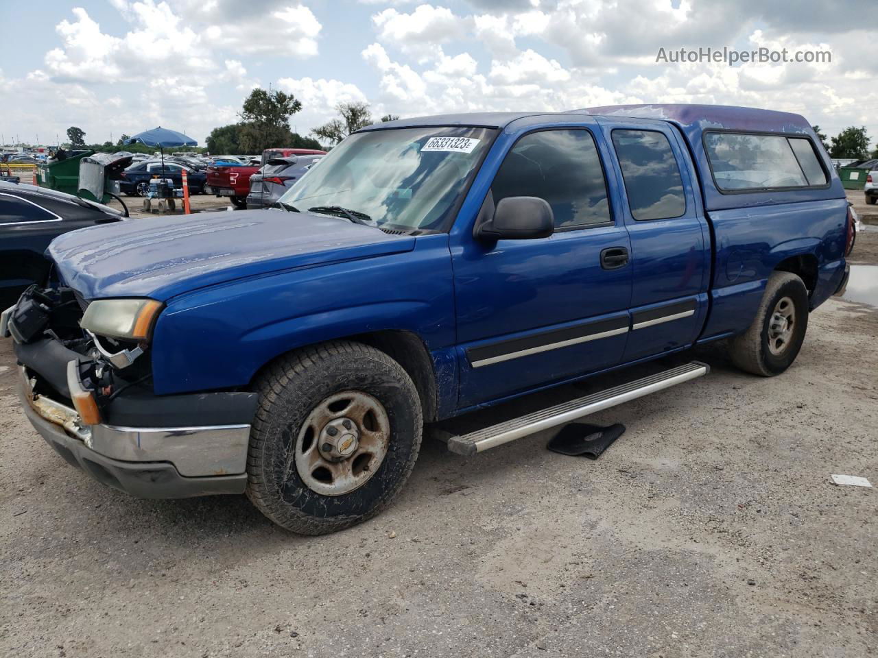 2003 Chevrolet Silverado C1500 Синий vin: 2GCEC19V431123102