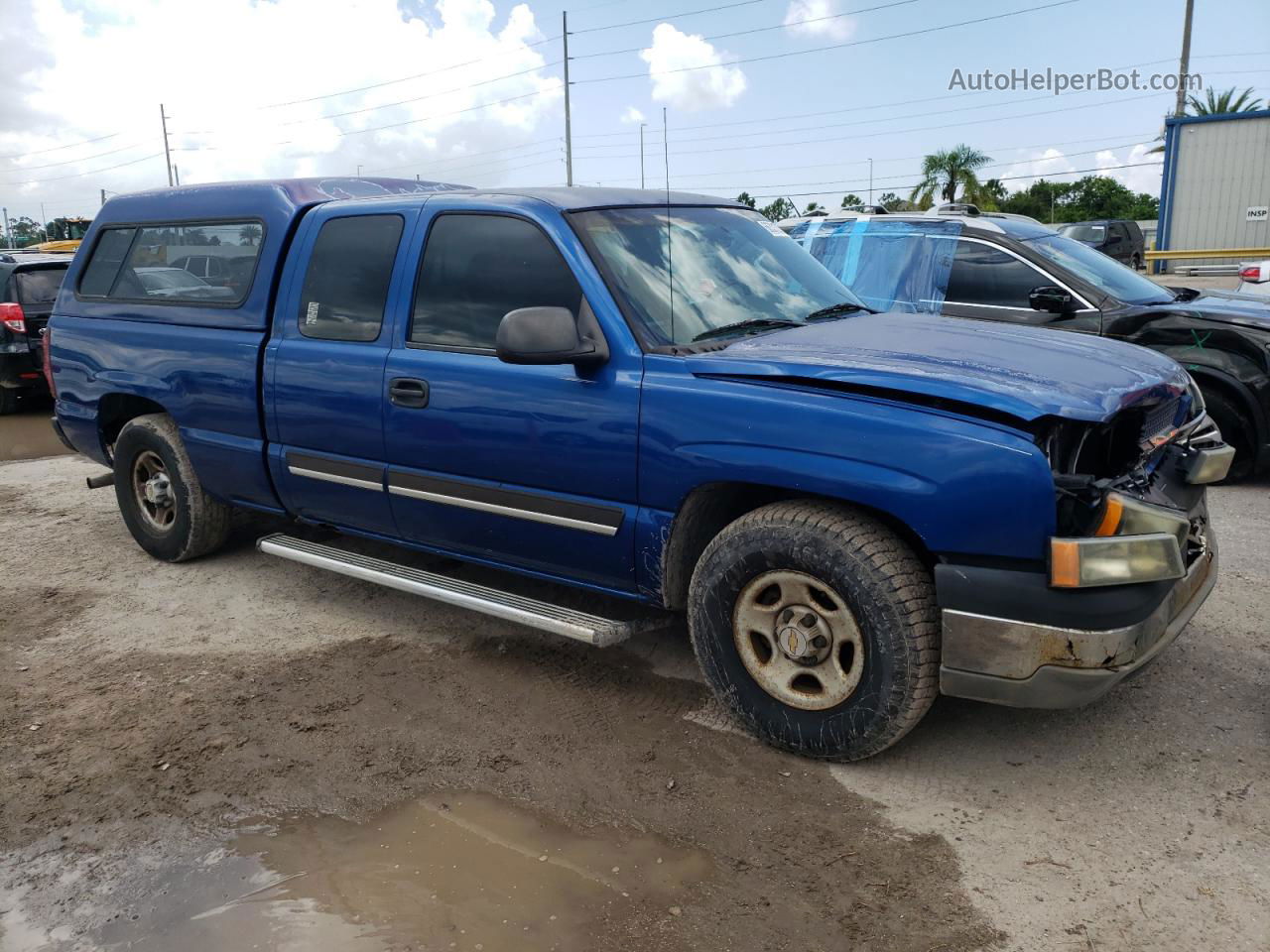 2003 Chevrolet Silverado C1500 Blue vin: 2GCEC19V431123102