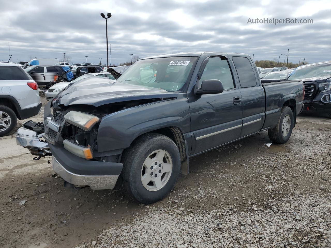 2003 Chevrolet Silverado C1500 Синий vin: 2GCEC19V431315166