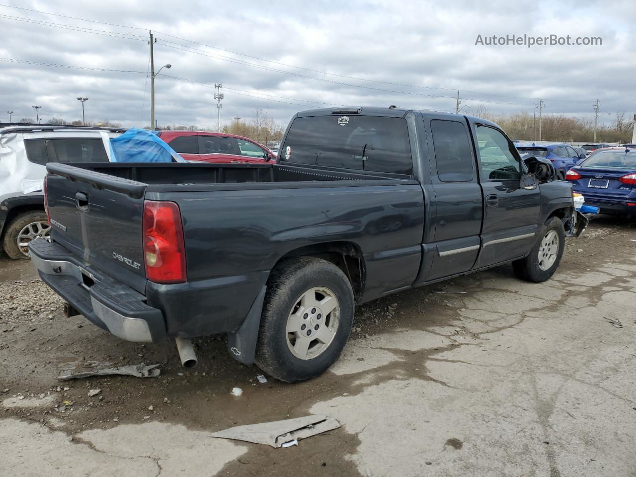 2003 Chevrolet Silverado C1500 Синий vin: 2GCEC19V431315166