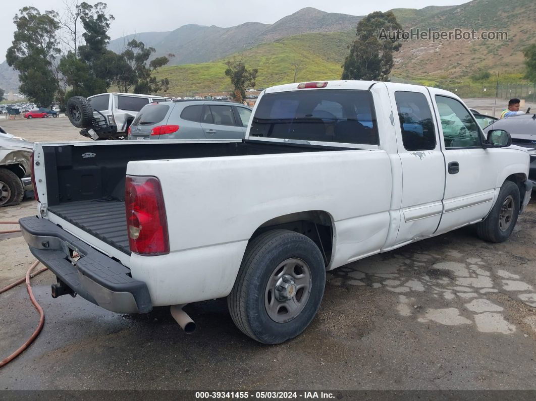 2003 Chevrolet Silverado 1500 Ls White vin: 2GCEC19V531103795