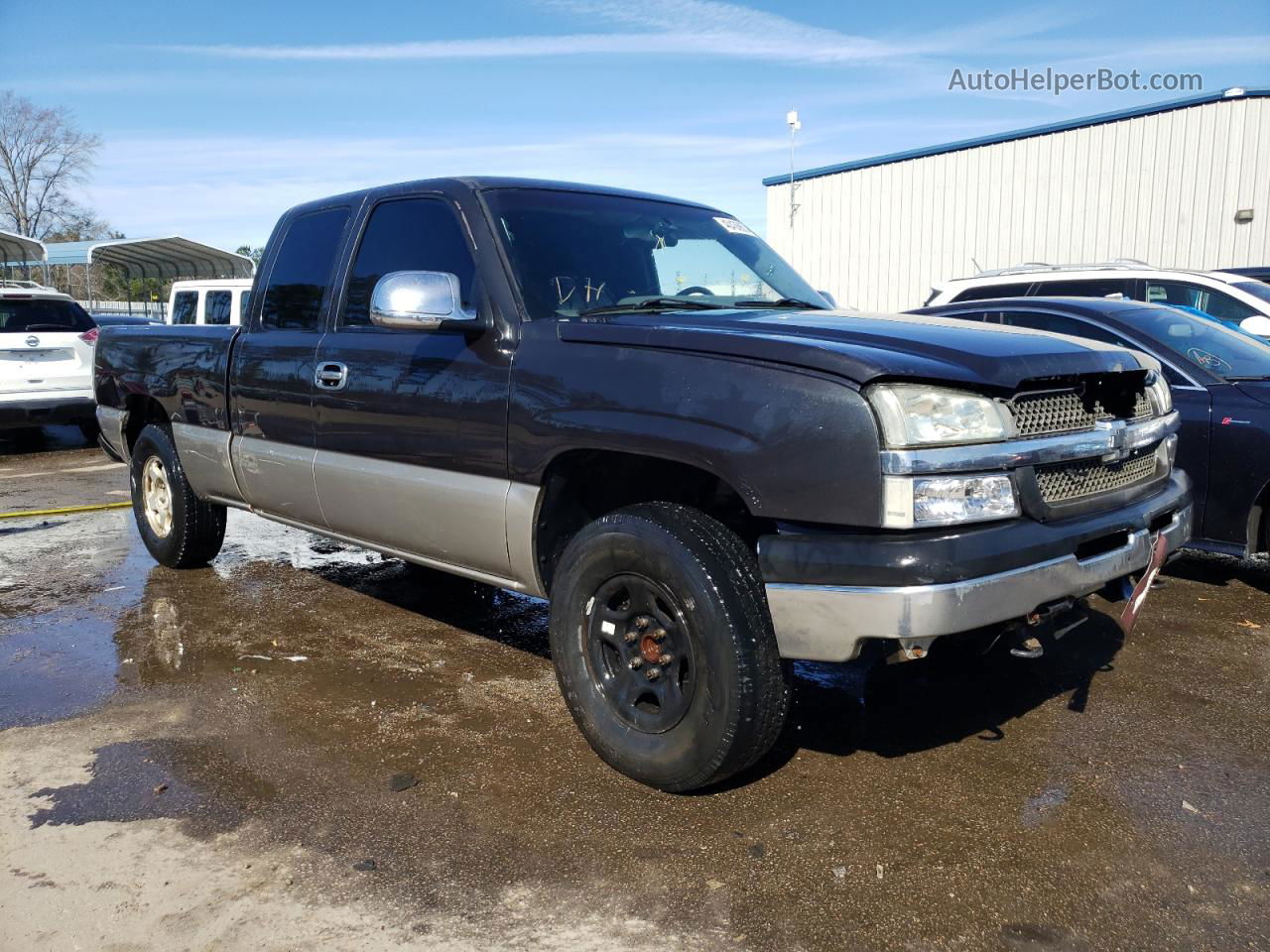 2003 Chevrolet Silverado C1500 Blue vin: 2GCEC19V531203928