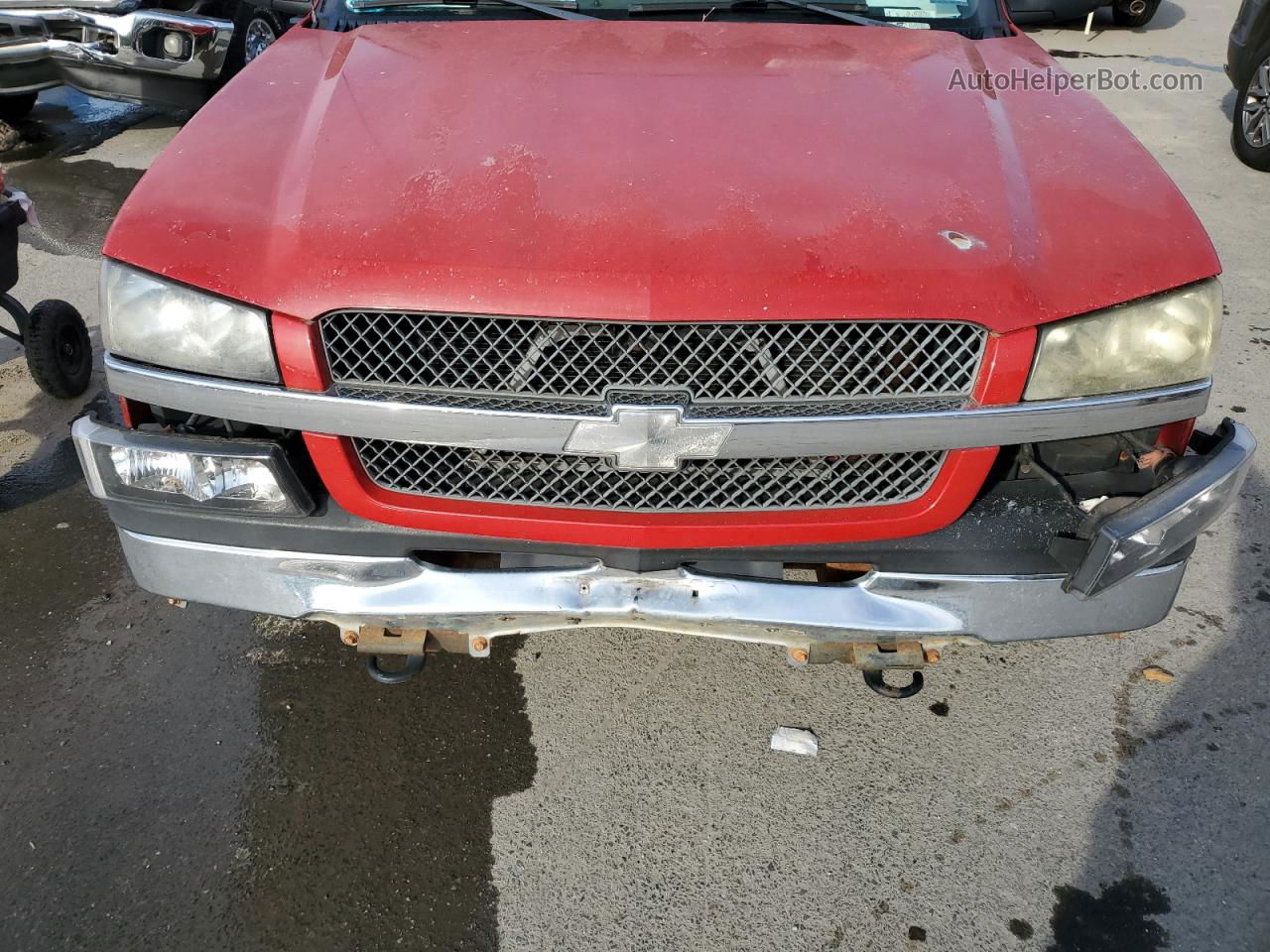 2003 Chevrolet Silverado C1500 Red vin: 2GCEC19V531358513