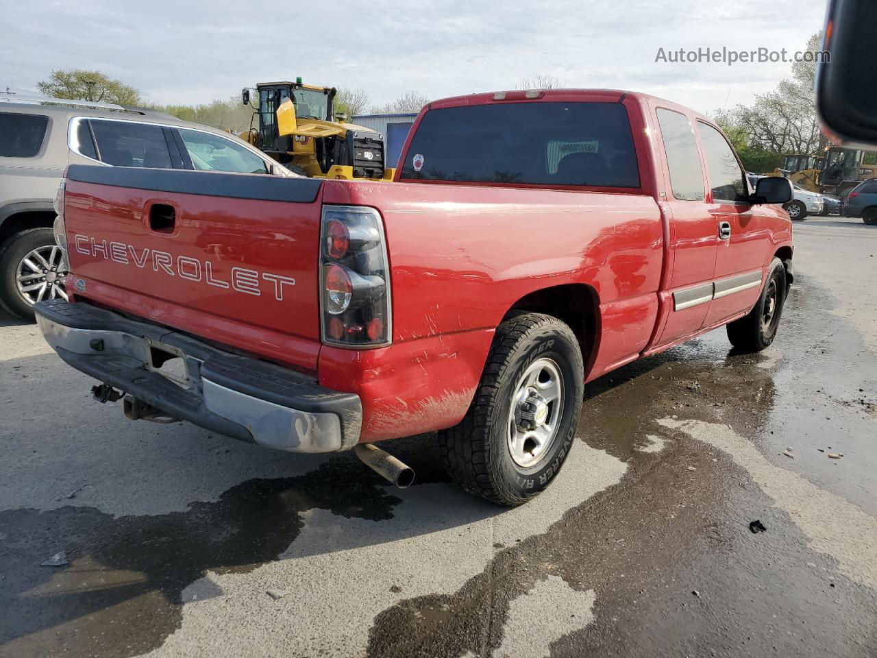 2003 Chevrolet Silverado C1500 Red vin: 2GCEC19V531358513