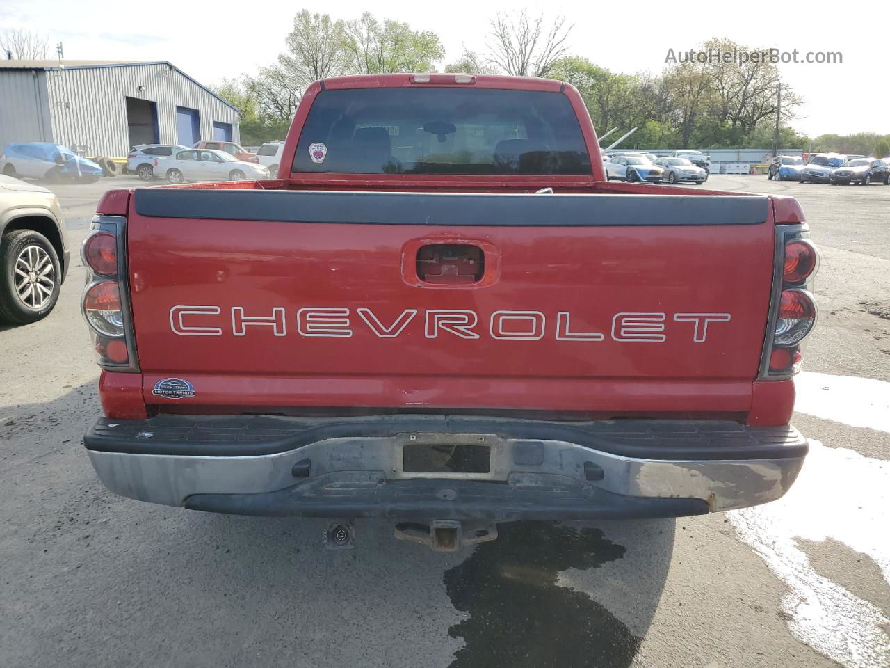 2003 Chevrolet Silverado C1500 Red vin: 2GCEC19V531358513