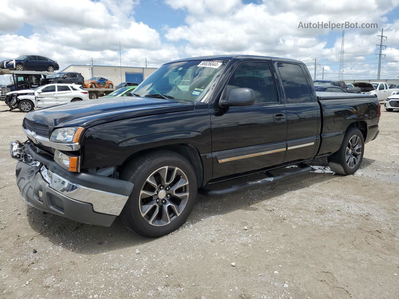 2003 Chevrolet Silverado C1500 Black vin: 2GCEC19V631155727