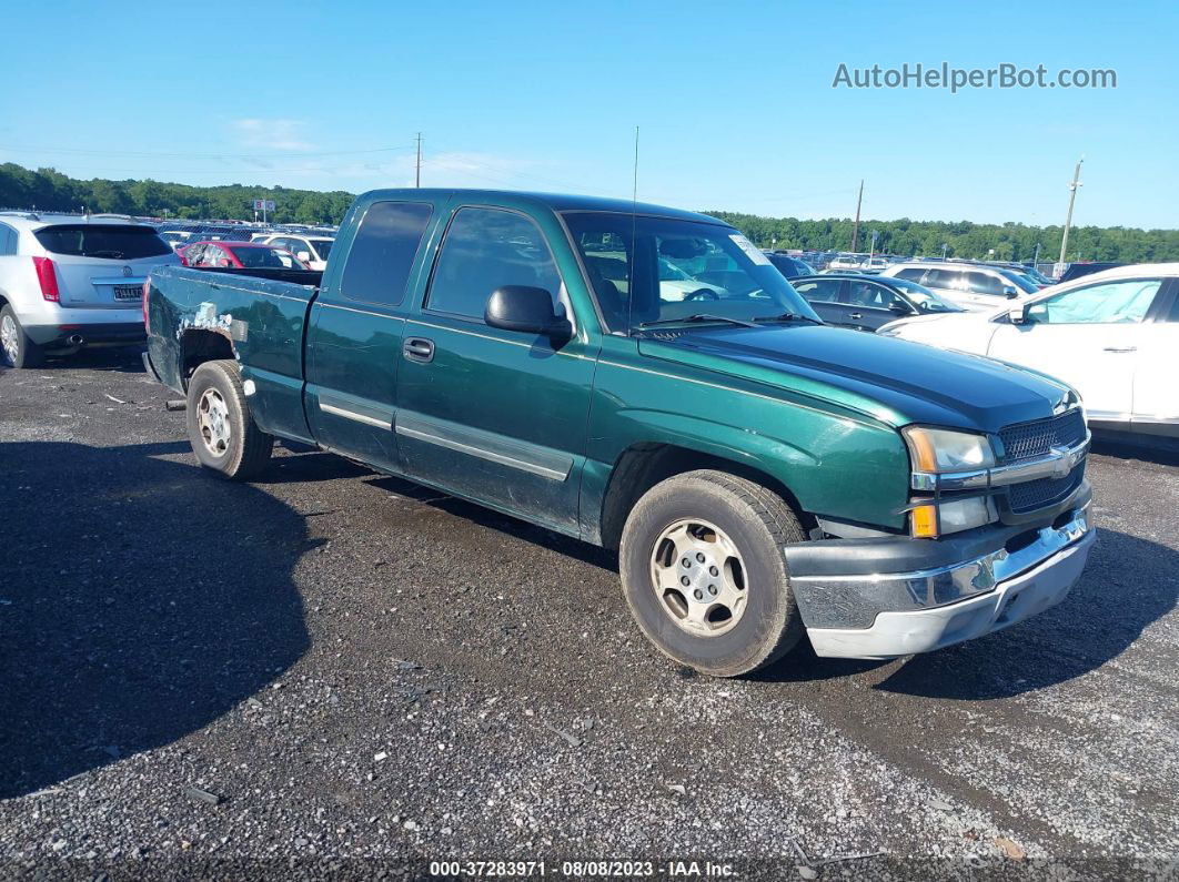 2003 Chevrolet Silverado 1500 Ls Green vin: 2GCEC19V631175427