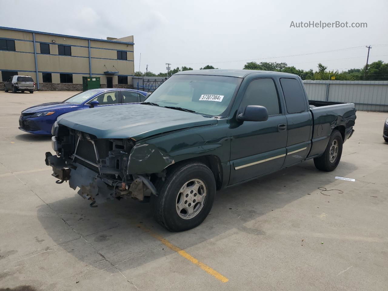 2003 Chevrolet Silverado C1500 Green vin: 2GCEC19V631301303