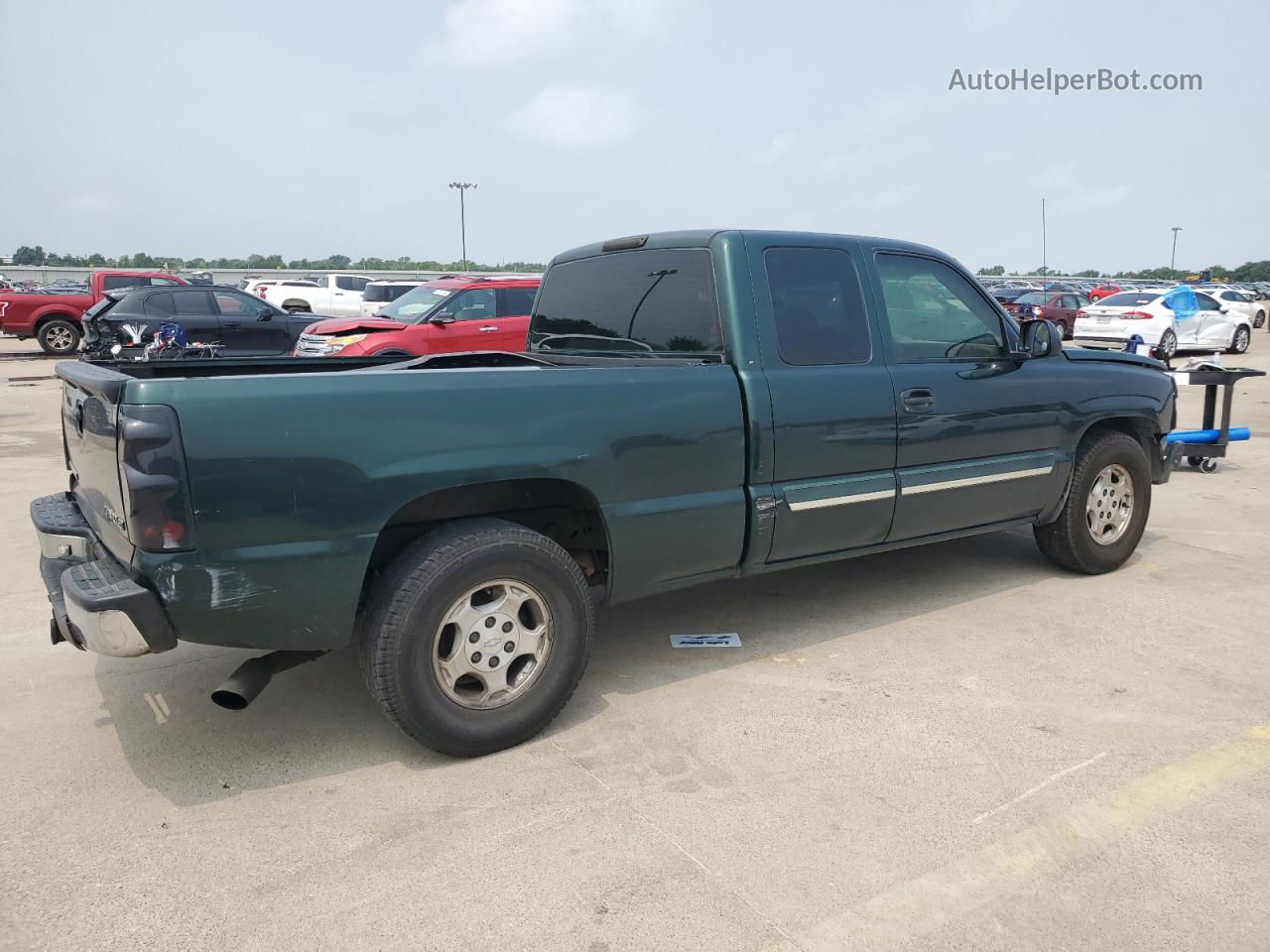 2003 Chevrolet Silverado C1500 Green vin: 2GCEC19V631301303