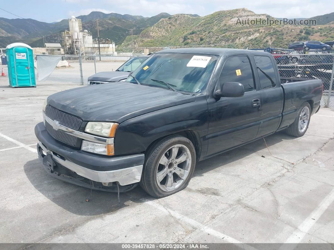 2003 Chevrolet Silverado 1500 Ls Black vin: 2GCEC19V731197484