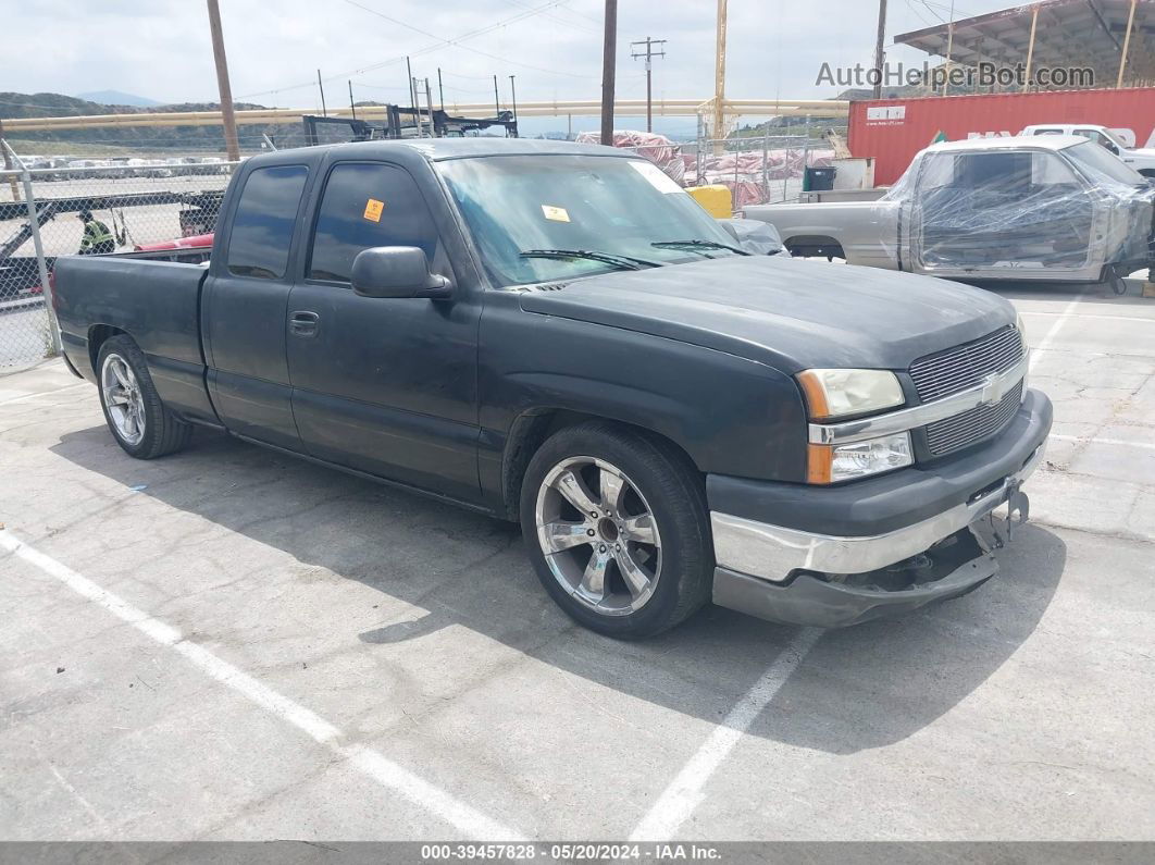 2003 Chevrolet Silverado 1500 Ls Black vin: 2GCEC19V731197484