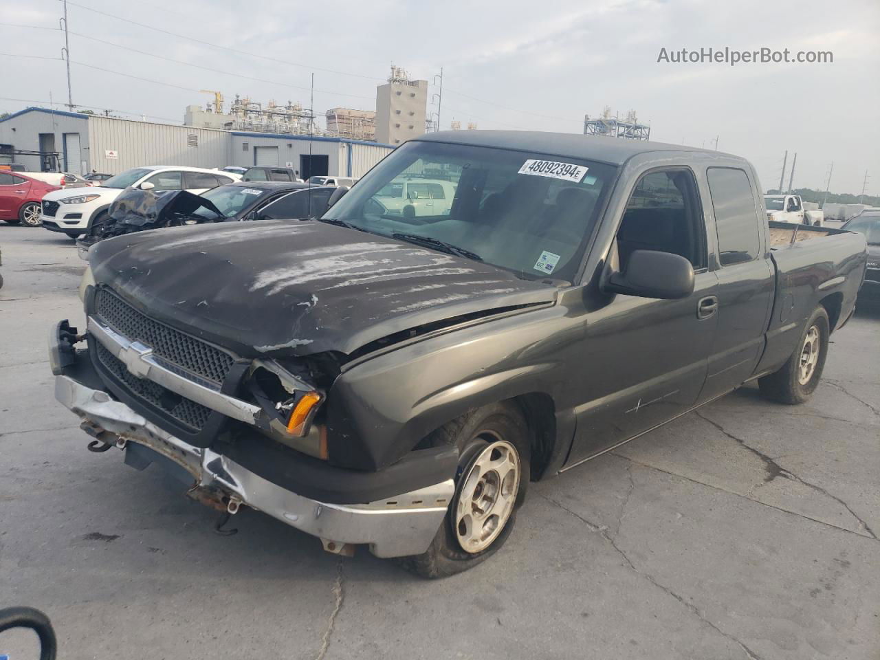 2003 Chevrolet Silverado C1500 Charcoal vin: 2GCEC19V831297612