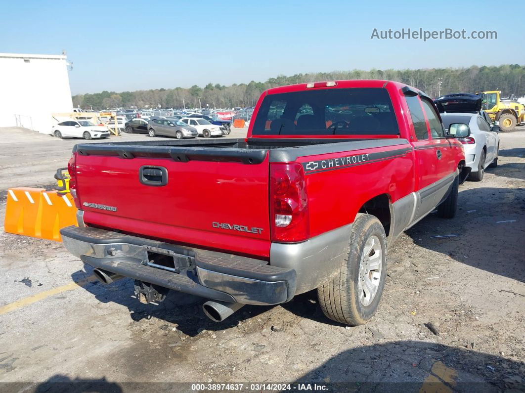 2003 Chevrolet Silverado 1500 Ls Red vin: 2GCEC19V931244191