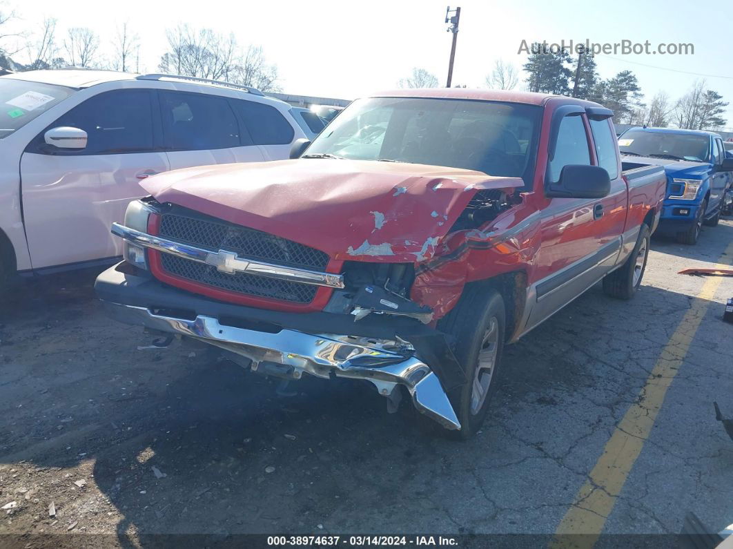 2003 Chevrolet Silverado 1500 Ls Red vin: 2GCEC19V931244191