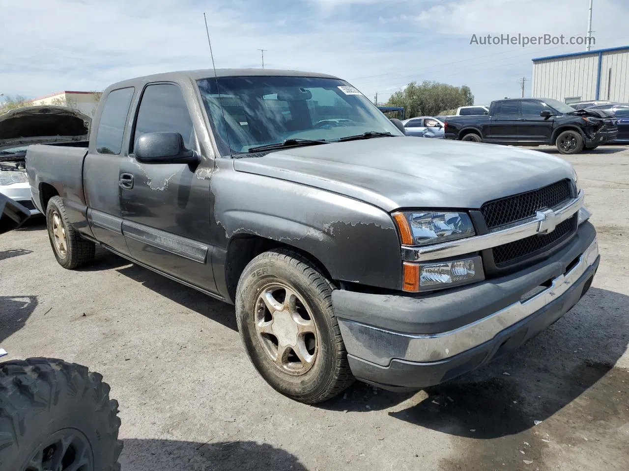 2003 Chevrolet Silverado C1500 Gray vin: 2GCEC19V931312215