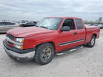 2003 Chevrolet Silverado C1500 Red vin: 2GCEC19VX31374111