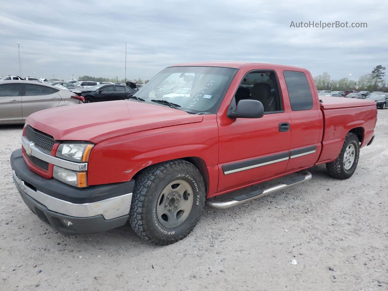 2003 Chevrolet Silverado C1500 Red vin: 2GCEC19VX31374111