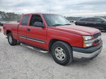 2003 Chevrolet Silverado C1500 Red vin: 2GCEC19VX31374111