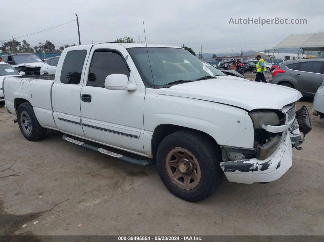 2003 Chevrolet Silverado 1500 Ls White vin: 2GCEC19X131389954