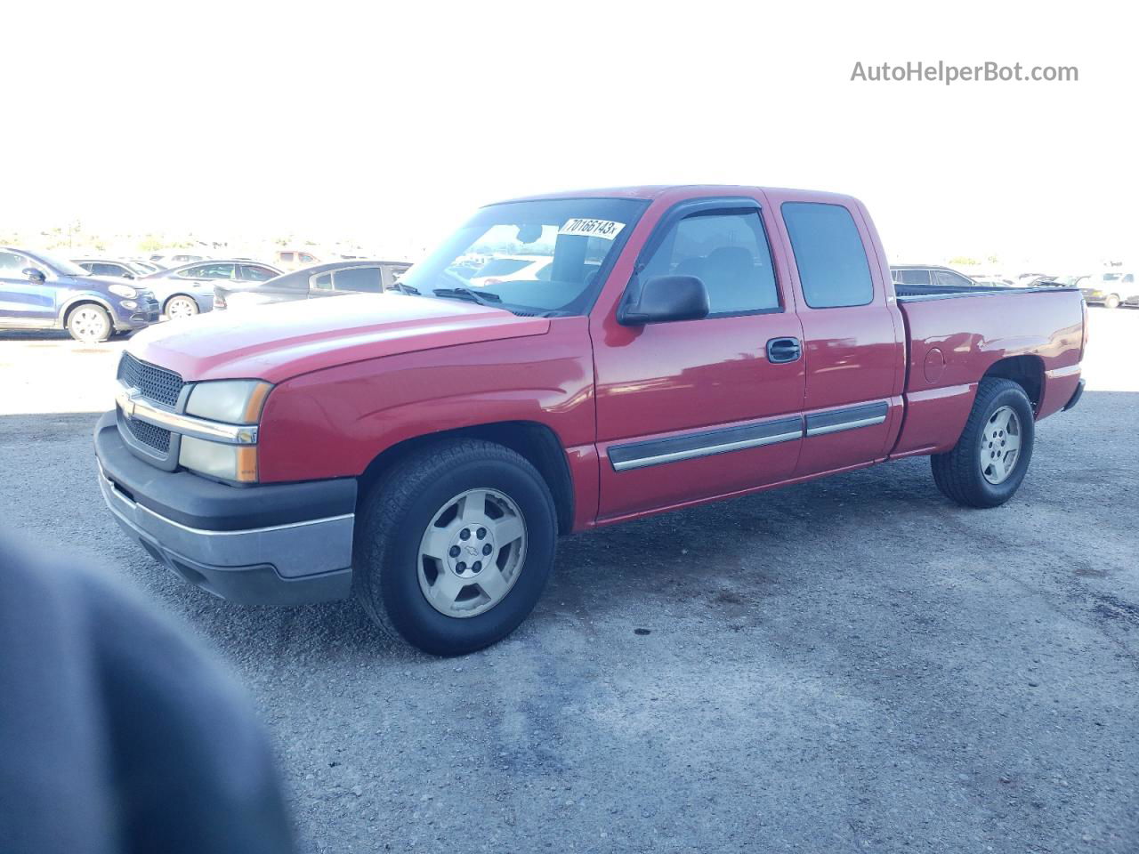 2003 Chevrolet Silverado C1500 Red vin: 2GCEC19X131411144