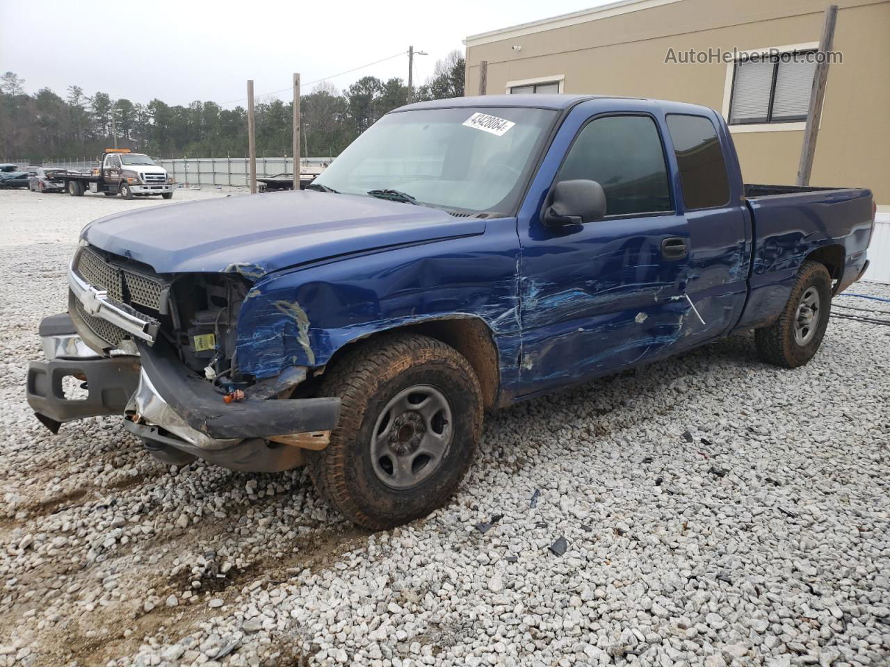 2003 Chevrolet Silverado C1500 Синий vin: 2GCEC19X231147819