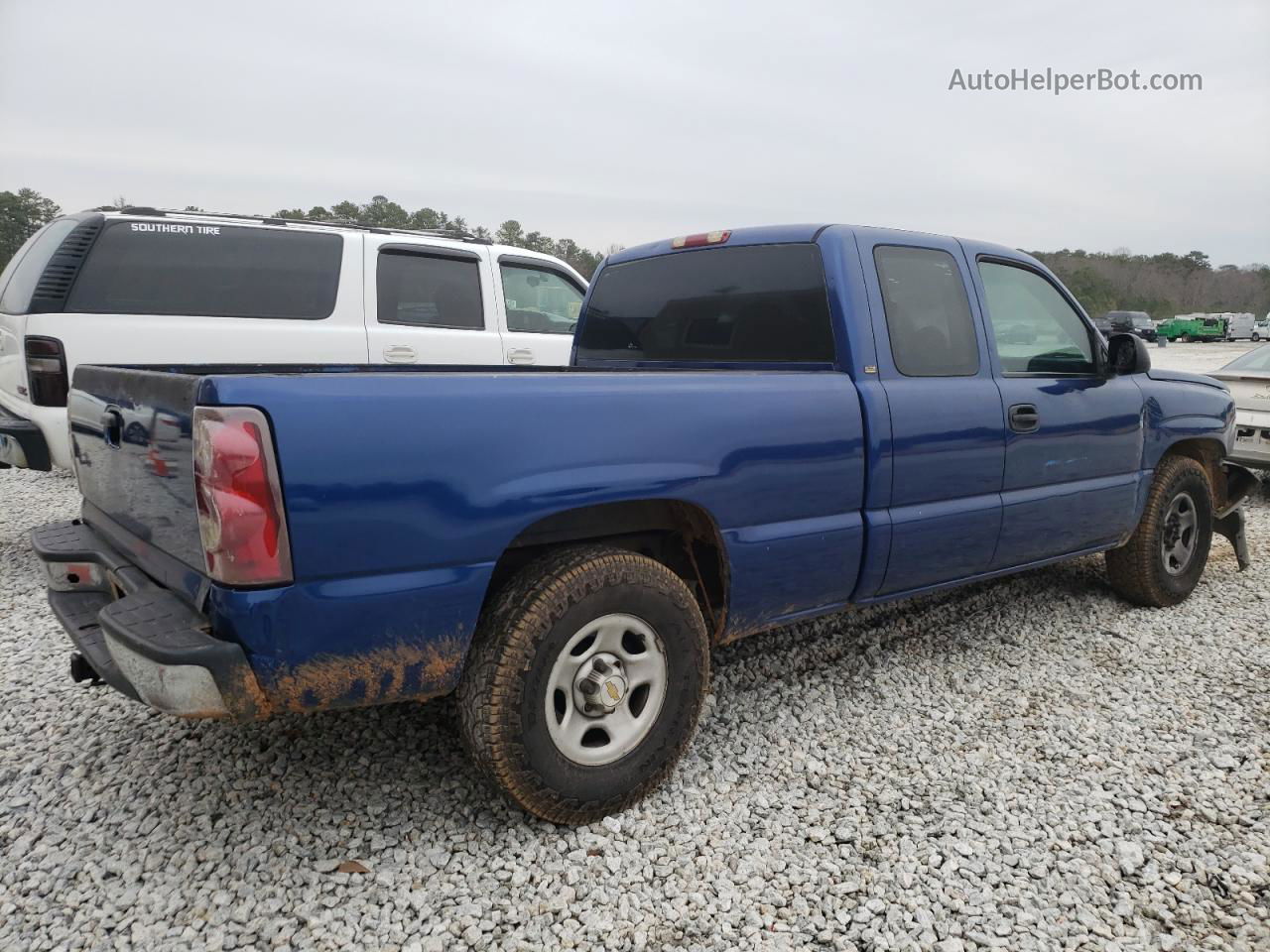 2003 Chevrolet Silverado C1500 Синий vin: 2GCEC19X231147819