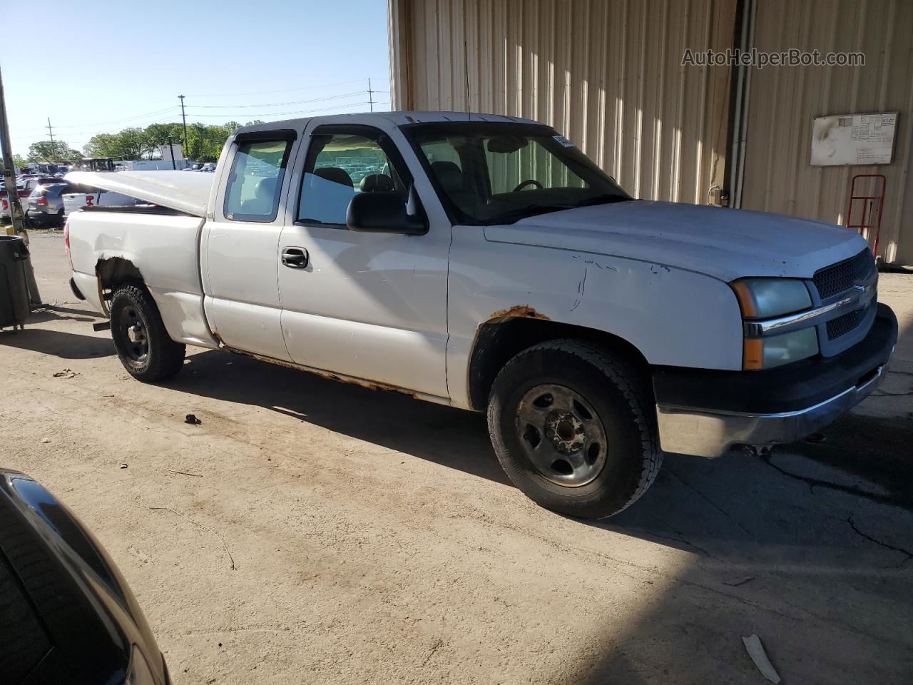 2003 Chevrolet Silverado C1500 White vin: 2GCEC19X431321387