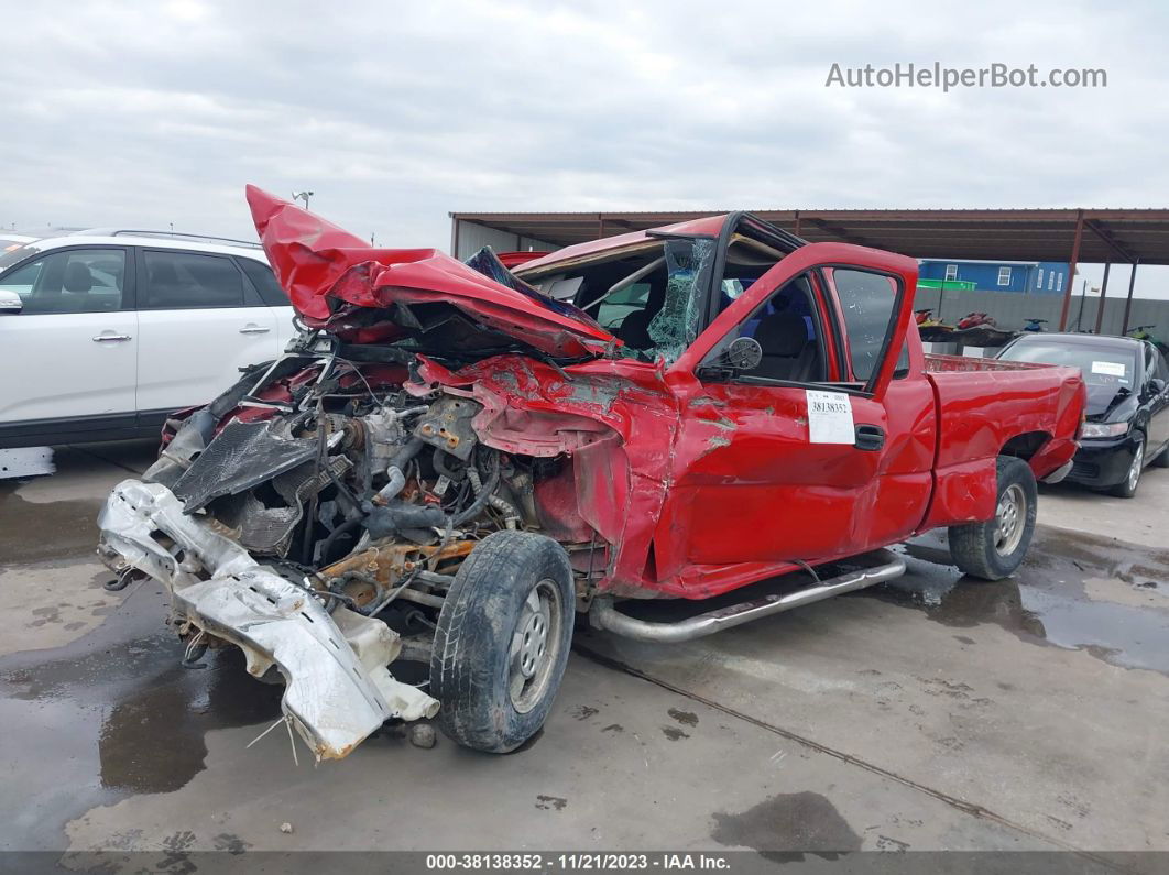 2003 Chevrolet Silverado 1500 Work Truck Red vin: 2GCEC19X631145345