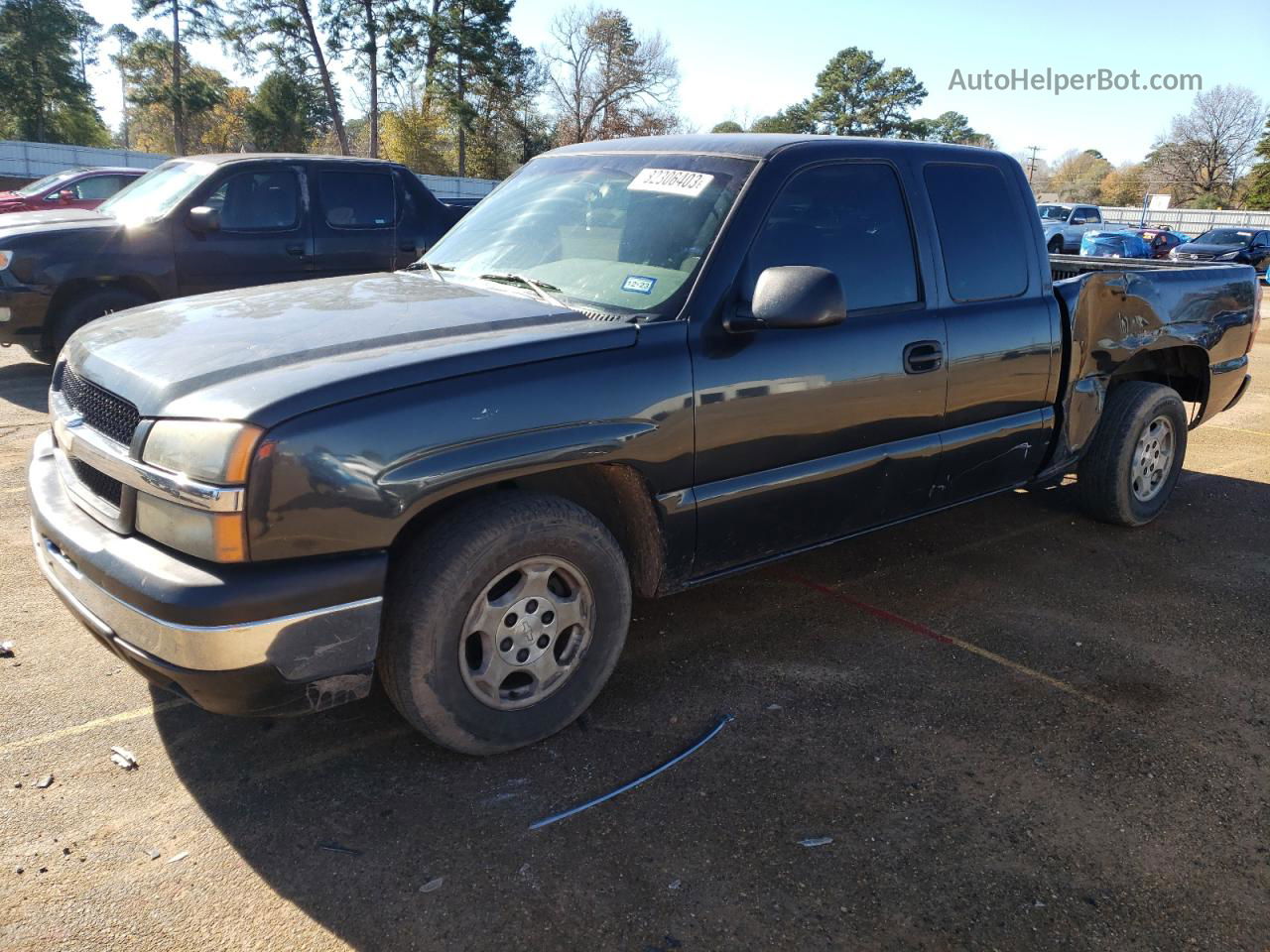 2003 Chevrolet Silverado C1500 Black vin: 2GCEC19X731390803