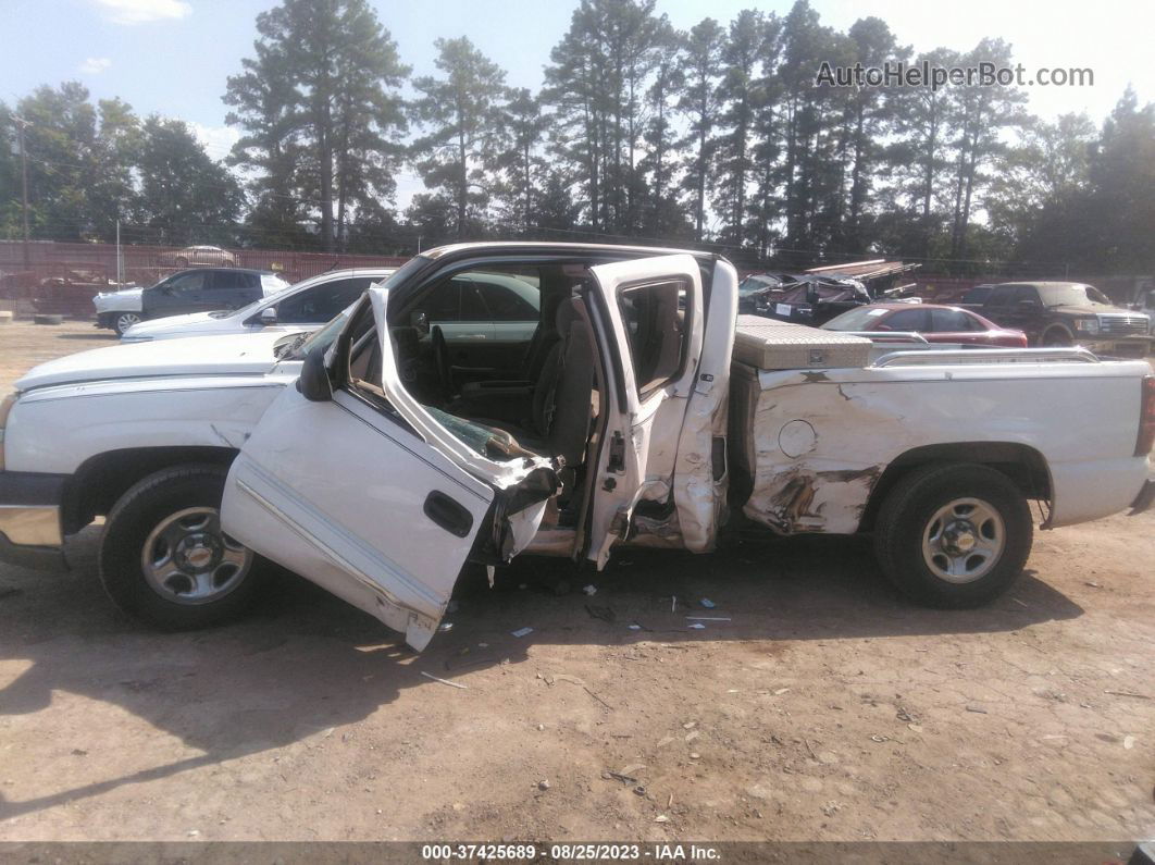 2003 Chevrolet Silverado 1500 Ls White vin: 2GCEC19X831160980