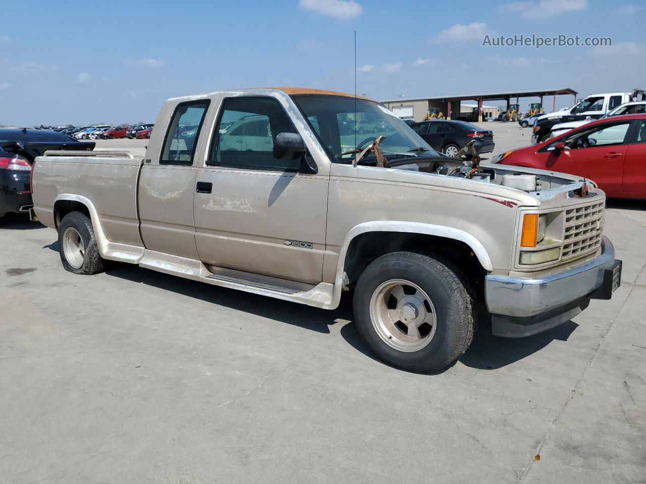 1993 Chevrolet Gmt-400 C1500 Beige vin: 2GCEC19Z2P1200946