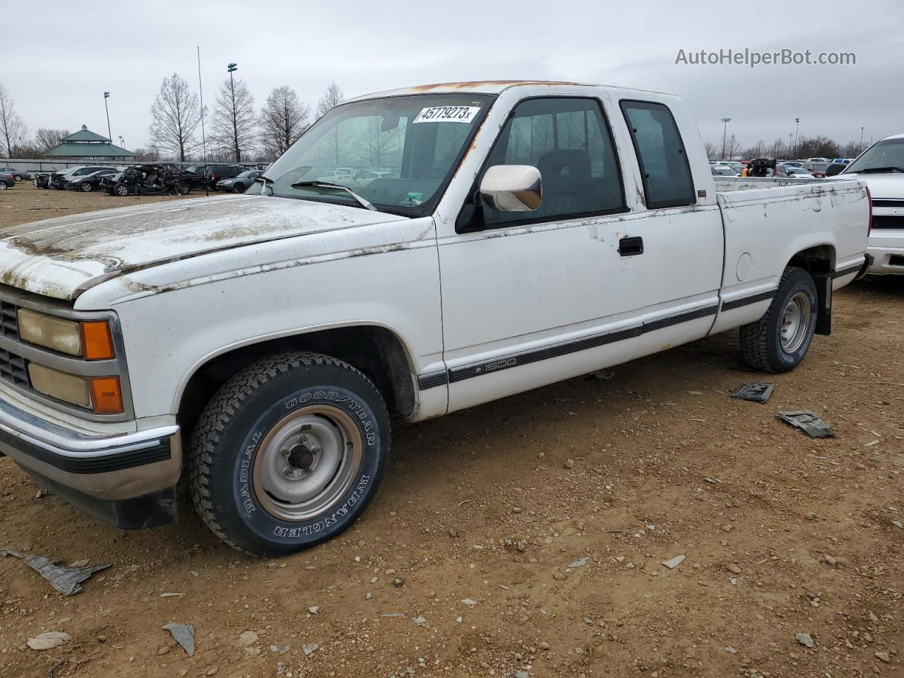 1993 Chevrolet Gmt-400 C1500 White vin: 2GCEC19Z3P1142099