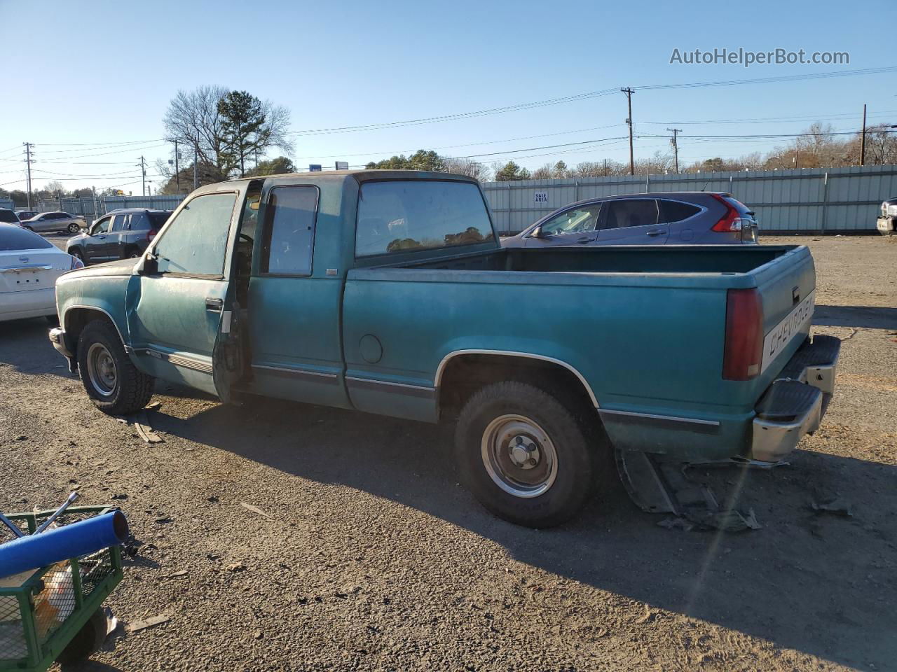 1993 Chevrolet Gmt-400 C1500 Зеленый vin: 2GCEC19Z5P1137549