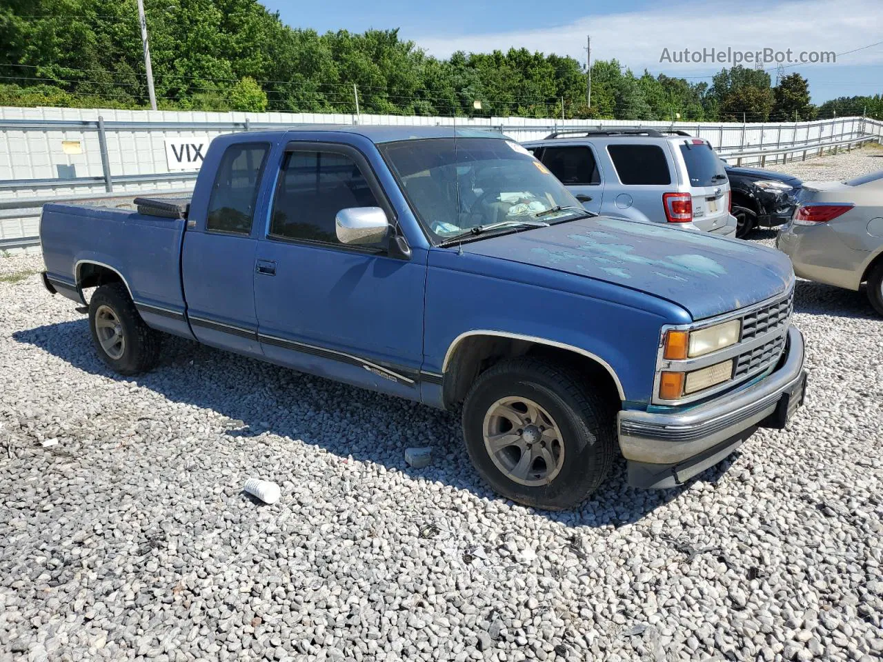 1993 Chevrolet Gmt-400 C1500 Blue vin: 2GCEC19ZXP1202847