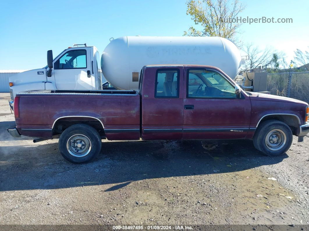 1993 Chevrolet Gmt-400 C1500 Burgundy vin: 2GCEC19ZXP1254561