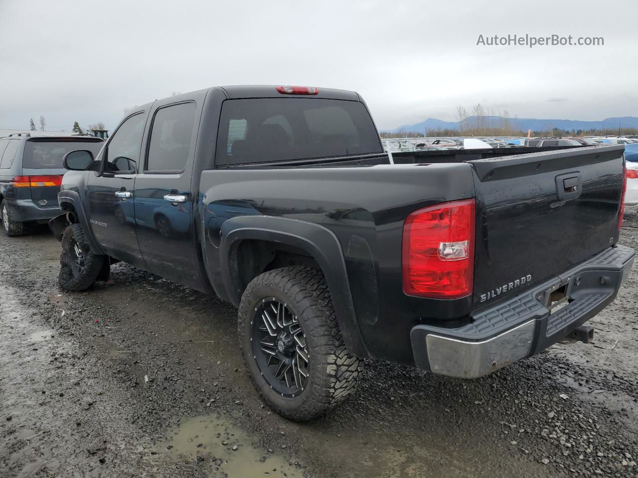 2008 Chevrolet Silverado K1500 Черный vin: 2GCEK133581258266