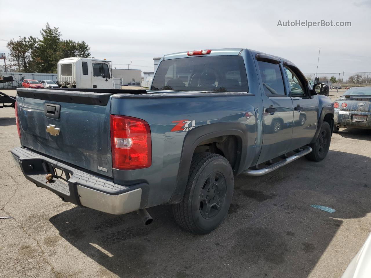 2008 Chevrolet Silverado K1500 Blue vin: 2GCEK133881268709