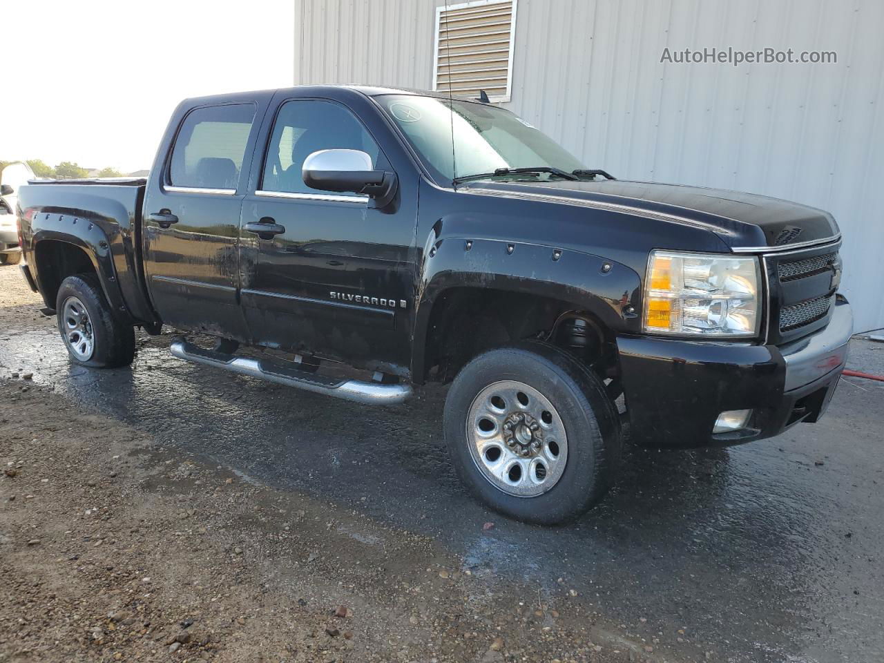 2008 Chevrolet Silverado K1500 Black vin: 2GCEK133X81153531