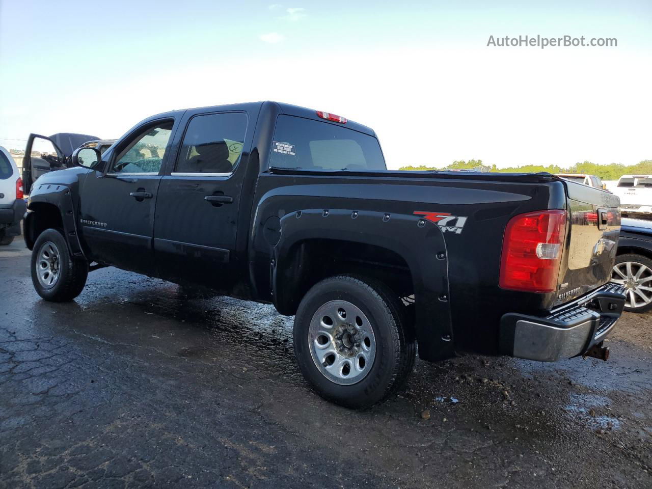 2008 Chevrolet Silverado K1500 Black vin: 2GCEK133X81153531