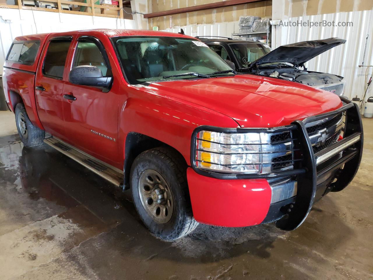 2008 Chevrolet Silverado K1500 Red vin: 2GCEK13C281308167